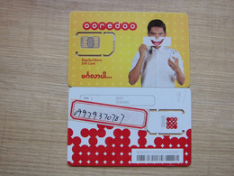 Ooredoo GSM SIM Card, Fixed Chip - Myanmar