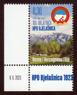 Bosnia Croatia 2023 Croatian Mountaineer Association Bjelasnica Sarajevo Flower MNH - Bosnia Herzegovina