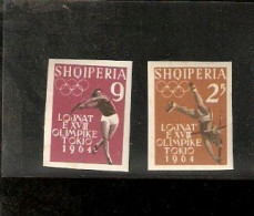 SHQIPERIA TOKIO 1964 OLIMPIC GAME UNPERFORATED - Estate 1964: Tokio