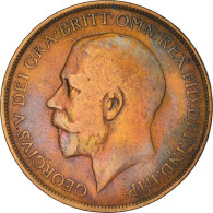 Monnaie, Grande-Bretagne, George V, Penny, 1912, TB, Bronze, KM:810 - D. 1 Penny