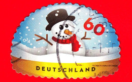 GERMANIA - Usato - 2014 - Pupazzo Di Neve - Snowman In Snowglobe - 60 - Gebraucht