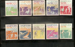 SHQIPERIA COMPLETE SERIE TOKIO 1964 OLIMPIC GAMES - Summer 1964: Tokyo