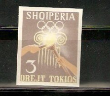 SHQIPERIA  TOKIO 1964 OLIMPIC GAMES UNPERFORATED - Summer 1964: Tokyo