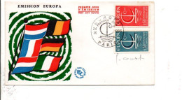 FDC EUROPA SIGNE PAR LE GRAVEUR 1966 - Sin Clasificación