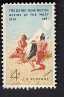 202743735 1961 SCOTT 1187 (XX) POSTFRIS MINT NEVER HINGED  -  FREDERIC REMINGTON ISSUE - INDIANS - Unused Stamps