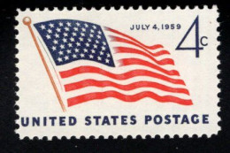 202743417 1959 SCOTT 1132 (XX)  POSTFRIS MINT NEVER HINGED  -  49 STAR FLAG ISSUE - Unused Stamps