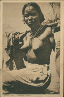 ETHIOPIA - HALF NAKED / NUDE / NU GIRL - WATER CARRUER - MAILED 1938 - COLONIE ITALIANE ERITREA STAMPS  (12411) - Ethiopia