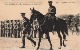 MILITARIA - Guerre 1914-1915 - Le Roi D'Angleterre George V Passant La Revue De Ses Troupes - Carte Postale Ancienne - Weltkrieg 1914-18