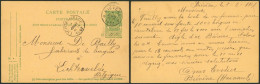 EP Au Type 5ctm Vert Obl Relais "Biévène" (1910) > Lichtervelde / COBA : 30+ - Sterstempels