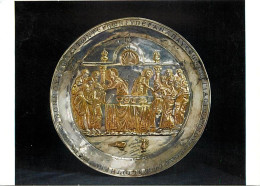 Art - Antiquité - Paten With The Communion Of The Apostles - Silver With Gilding. Constantinople, 565-78. - Dumbarton Oa - Antiquité