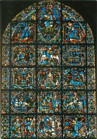 Art - Vitraux Religieux - Chartres - Cathédrale Notre-Dame - Façade Ouest, Partie Supérieure De La Verrière Centrale (XI - Gemälde, Glasmalereien & Statuen