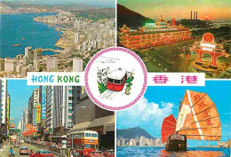 Hong Kong - Multivues - Automobiles - Bus - Bateaux - Carte Neuve - CPM - Voir Scans Recto-Verso - Cina (Hong Kong)