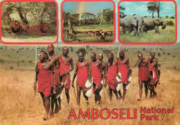 Kenya - Amboseli National Park - Multivues - Folklore - Scène Et Types - Wildlife - Animaux - CPM - Voir Scans Recto-Ver - Kenya