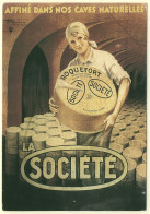 12 - BM53828CPM - ROQUEFORT - Reproduction D'affiche Ancienne SOCIETE - Très Bon état - AVEYRON - Roquefort