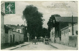 33 - CB52640CPA - LANGON - Route De Bordeaux - Très Bon état - GIRONDE - Langon