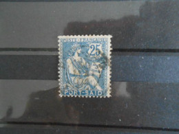 PORT-SAID YT 28 TYPE MOUCHON 25c. Bleu-clair - Used Stamps