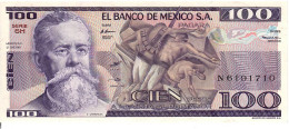 Mexico  P-74a  100 Pesos  1981  UNC - Mexique