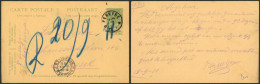 EP Au Type 5ctm Vert Obl Relais "Pervysse" (1911) > Brussel - Postmarks With Stars