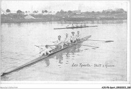 AJKP8-0853 - SPORT - SKIFF A QUATRE  AVIRON - Rudersport