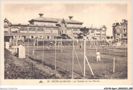 AJKP8-0784 - SPORT - MERS-LES-BAINS - LE CASINO ET LES TENNIS  - Tennis