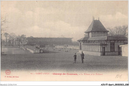 AJKP7-0755 - SPORT - SAINT-OUEN - CHAMP DE COURSES - LA PELOUSE ET LES TRIBUNES  - Athlétisme