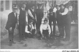 AJKP7-0729 - SPORT - PETANQUE LES BOULES CARTE PHOTO - Bowls