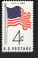 202740969 1960 SCOTT 1153 (XX) POSTFRIS MINT NEVER HINGED -  50 STAR FLAG - Unused Stamps