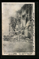 AK Messina, Dopo Il Terremoto, Il Palazzo Delle R.R. Poste E Telegrafi, Erdbeben  - Catastrofi