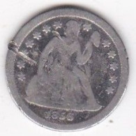 Etats-Unis. One Dime 1856 O New Orleans , Seated Liberty, En Argent - 1837-1891: Seated Liberty