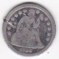 Etats-Unis. One Dime 1856 O New Orleans , Seated Liberty, En Argent - 1837-1891: Seated Liberty (Libertà Seduta)