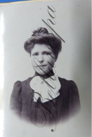 C.D.V Carte De Visite Atelier Studio Portret  A.ANQUET Dunkerque. "Marie Van Den Bergh -Bemindt Emanuel Maman D'Edgard - Ancianas (antes De 1900)