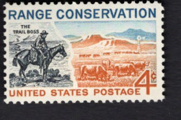 202740401 1961 SCOTT 1176 (XX) POSTFRIS MINT NEVER HINGED - RANGE CONSERVATION - HORSE - CATTLE - Unused Stamps