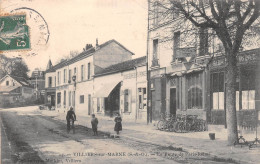 VILLIERS-sur-MARNE (Val-de-Marne) - La Route De Paris-Reims - Magasin De Cycles - Voyagé (2 Scans) - Villiers Sur Marne