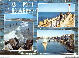 AJDP4-11-0442 - PORT LA NOUVELLE - La Plage - Le Phare - Le Port  - Port La Nouvelle