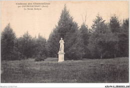 AJDP4-11-0375 - Château Des Cheminières Par CASTELNAUDARY - Statue Antique  - Castelnaudary