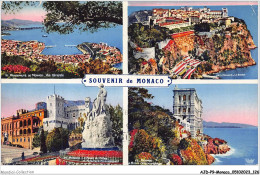 AJDP9-MONACO-0962 - Souvenir De MONACO  - Tarjetas Panorámicas