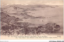 AJDP8-MONACO-0838 - LA COTE D'AZUR De Monaco à San-remo - Vue Aéroplane  - Panoramic Views