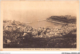 AJDP8-MONACO-0830 - Principauté De MONACO - Vue Prise De La Turbie  - Tarjetas Panorámicas