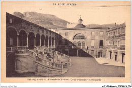 AJDP8-MONACO-0821 - MONACO - Le Palais Du Prince - Cours D'honneur Et Chapelle  - Prince's Palace