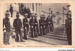 AJDP6-MONACO-0653 - MONACO - Carabiniers - Garde D'honneur Du Prince - Grande Tenue  - Palais Princier