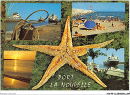 AJDP5-11-0569 - PORT LA NOUVELLE - Le Canal - La Plage - Le Phare  - Port La Nouvelle