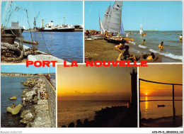 AJDP5-11-0531 - PORT LA NOUVELLE - Le Port - La Plage - La Jetée - Le Phare  - Port La Nouvelle