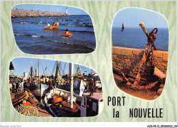AJDP5-11-0532 - PORT LA NOUVELLE - La Plage Et La Jetée - Le Port De Pêche  - Port La Nouvelle