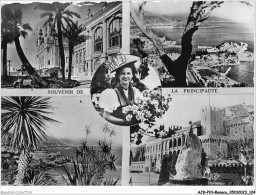 AJDP10-MONACO-1047 - Souvenir De La Principauté  - Panoramische Zichten, Meerdere Zichten