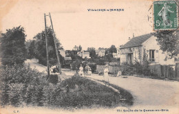 VILLIERS-sur-MARNE (Val-de-Marne) - Route De La Queue-en-Brie - Voyagé 1908 (2 Scans) Paris 12e, 3 Rue De Madagascar - Villiers Sur Marne