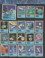 CONQUEST OF SPACE - SPUTNIK SATELLITES ROCKETS  - MATCHBOX LABELS GERMANY 1971 - Matchbox Labels