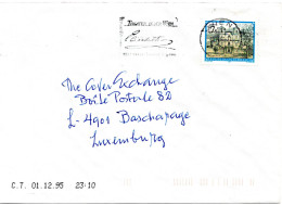77160 - Österreich - 1995 - S7 Kloster EF A Bf WIEN - THEATER AN DER WIEN ... -> Luxemburg - Storia Postale