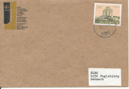 Yugoslavia Cover Sent To Denmark Beograd 26-5-1982 Single Franked - Brieven En Documenten