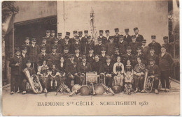 67 SCHILTIGHEIM  1932 - Harmonie Sainte Cécile - Schiltigheim