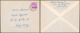 Baudouin à Lunettes - 3F Sur L.  + Obl Relais "Marneffe" > Liège - Postmarks With Stars